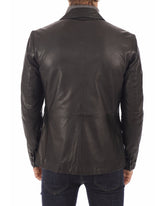 Men Genuine Leather Blazer Sport Coat 01